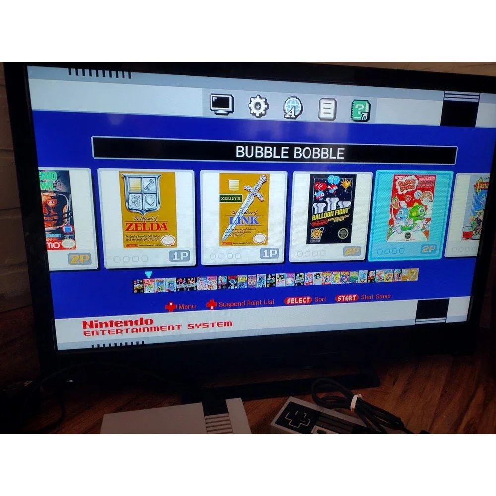 Nintendo Clv-001 Nes Classic Edition 30 Games Included! Great Condition 2 Cntrls